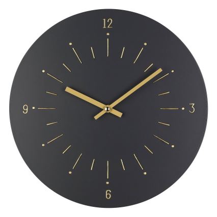 Eglo - Настенные часы 1xAA диаметр 30 см черный