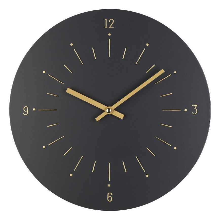 Eglo - Настенные часы 1xAA диаметр 30 см черный