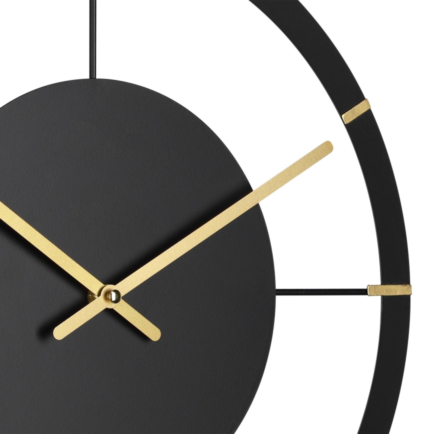 Eglo - Настенные часы 1xAA диаметр 40 см черный/золотистый