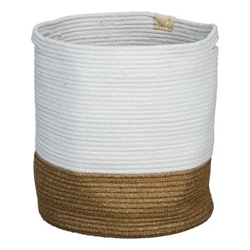 Eglo 426501 - Декоративная корзина TOYAMA 40x35 см белая/бежевая