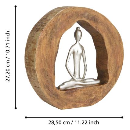 Eglo - Украшение 27,2x28,5 см дерево/каучук