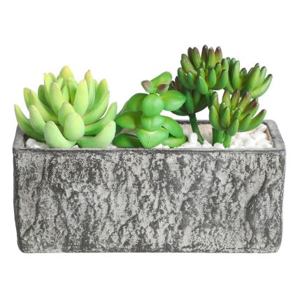 Eglo - Искусственное растение в цветочном горшке 14,5x17,8 см суккулент