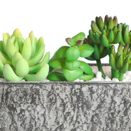 Eglo - Штучна рослина в горщику 14,5x17,8 см сукулент