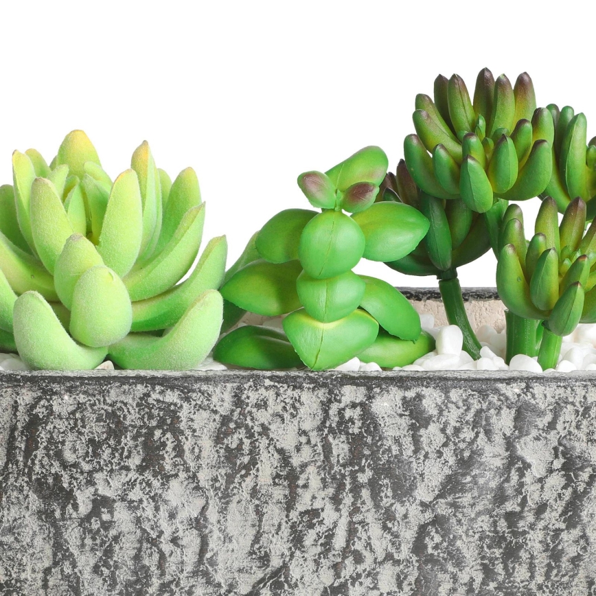 Eglo - Штучна рослина в горщику 14,5x17,8 см сукулент