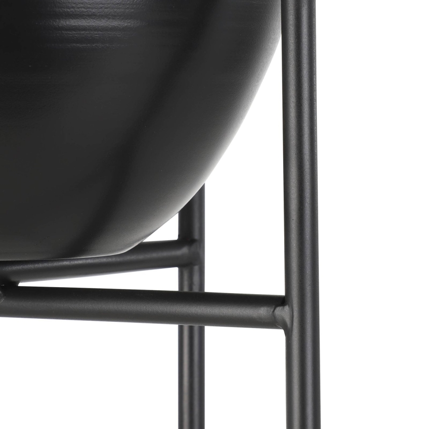 Eglo - Металевий горщик для квітів 73x23,5 см чорний