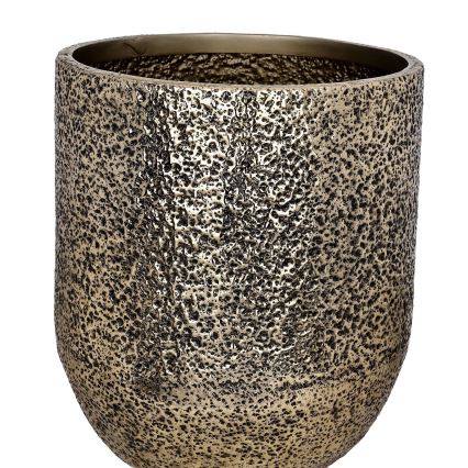 Eglo - Металлический цветочный горшок 50x42 см золотистый