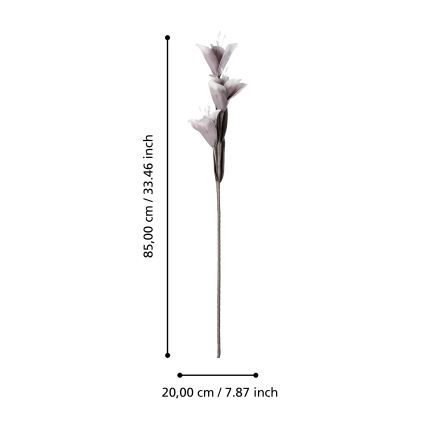 Eglo - Штучна квітка 85 см фіолетовий