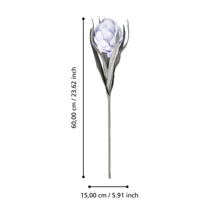 Eglo - Штучна квітка 60 см фіолетовий