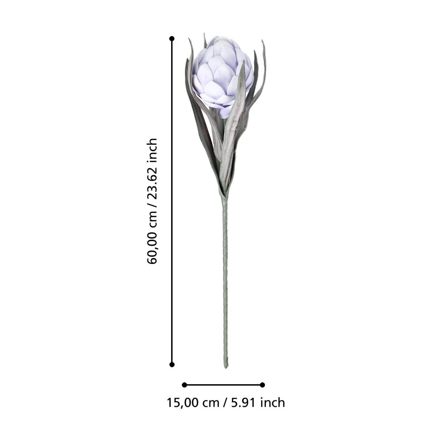 Eglo - Штучна квітка 60 см фіолетовий