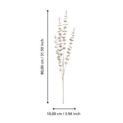 Eglo - Штучна квітка 80 см золотий