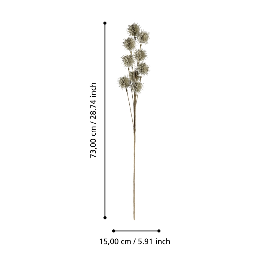 Eglo - Штучна квітка 73 см золотий