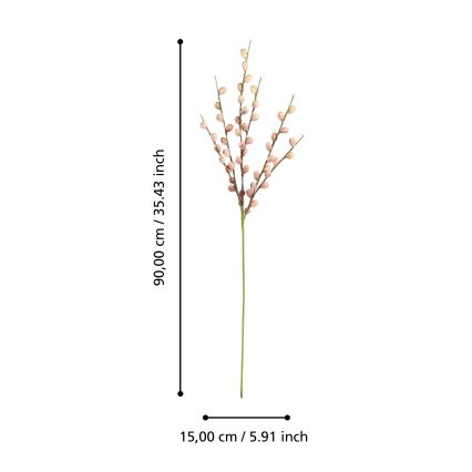 Eglo - Штучна квітка 90 см рожевий