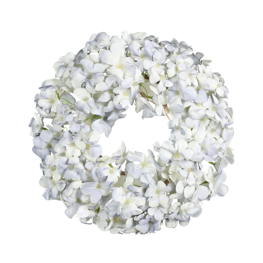 Eglo - Штучний квітковий вінок діаметр 35 см синій