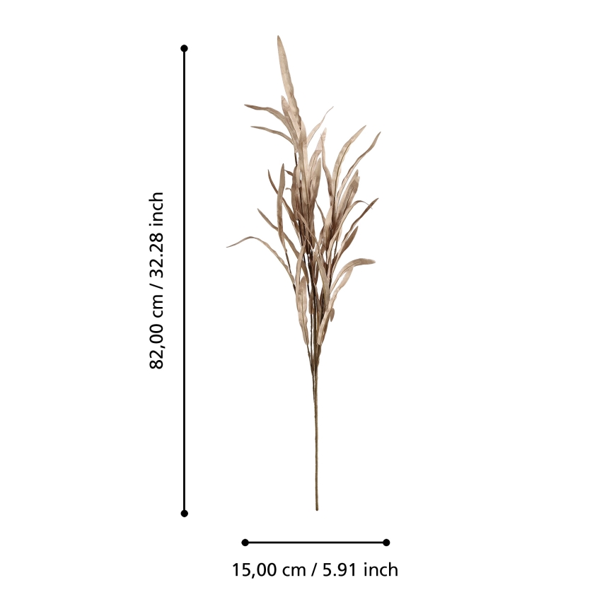 Eglo - Искусственный цветок 82 см коричневый