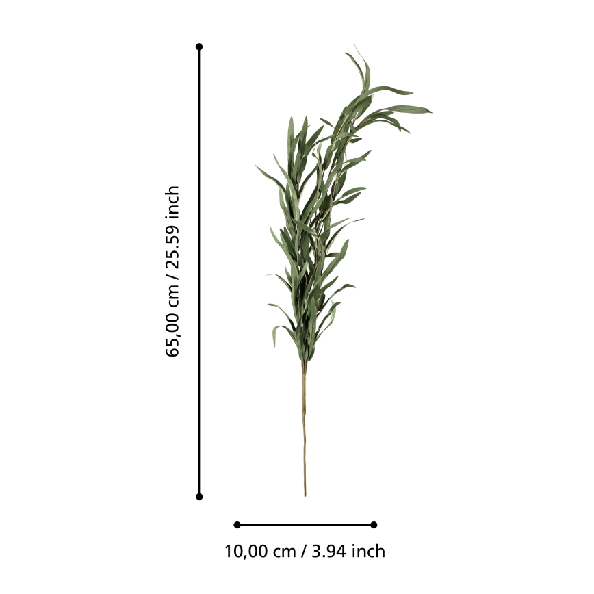 Eglo - Штучна квітка 90 см зелений