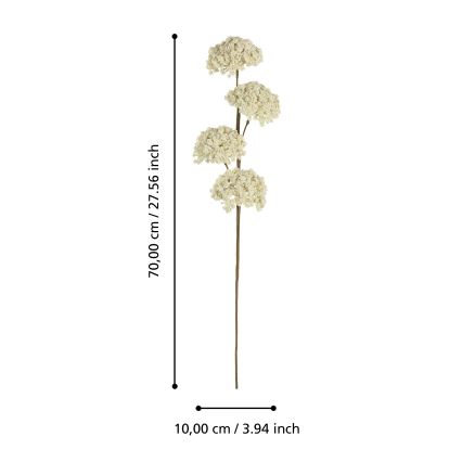 Eglo - Штучна квітка 70 см жовтий