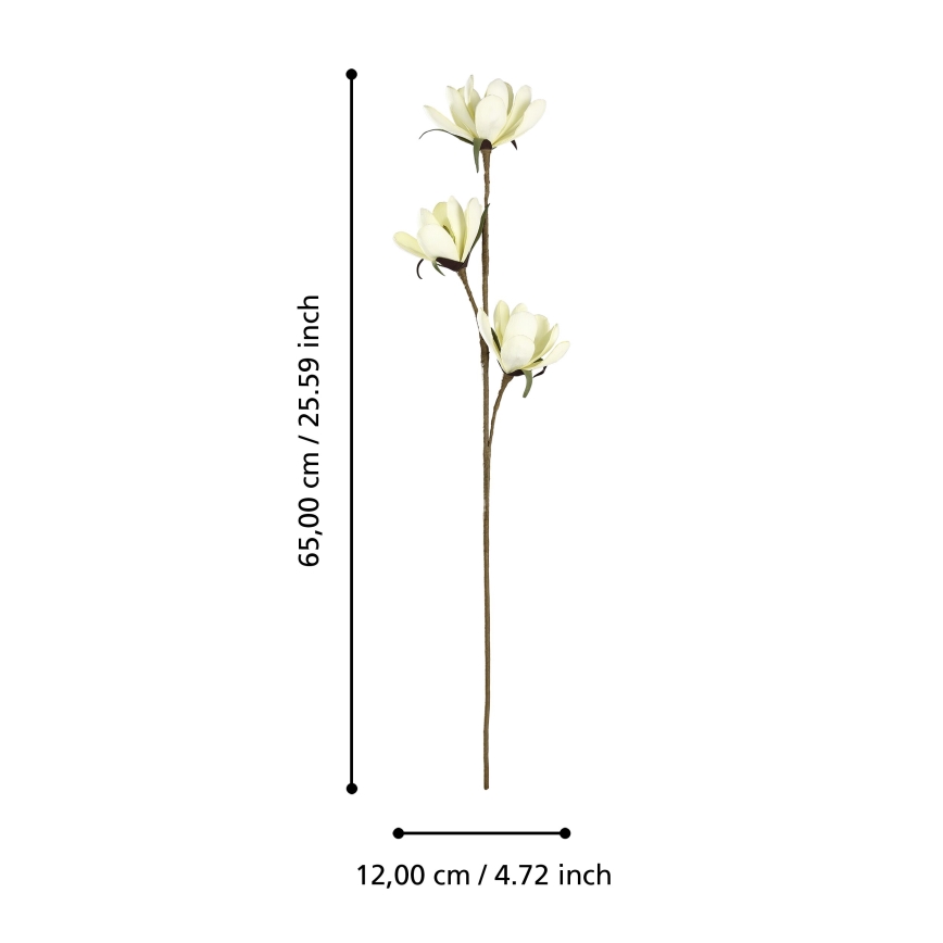 Eglo - Штучна квітка 65 см жовтий