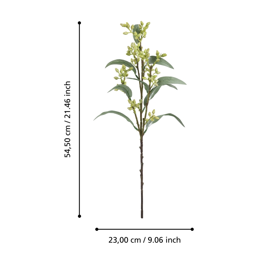Eglo - Штучна квітка 54,5 см зелений