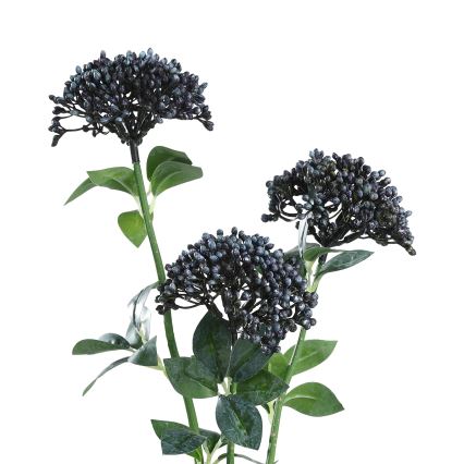 Eglo - Штучна квітка 56 см синій/зелений