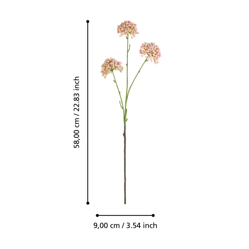 Eglo - Штучна квітка 58 см рожевий