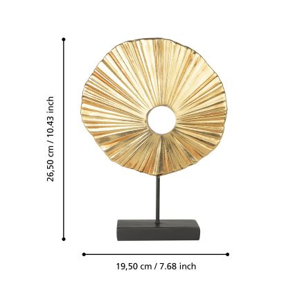 Eglo 429708 - Декор URAKAWA 26,5x19,5 cm золотий/чорний