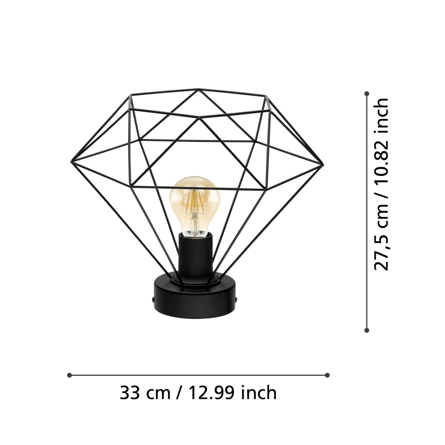 Eglo - Пристельова люстра 1xE27/60W/230V
