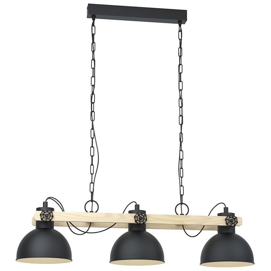 Eglo - Люстра на ланцюжку 3xE27/28W/230V