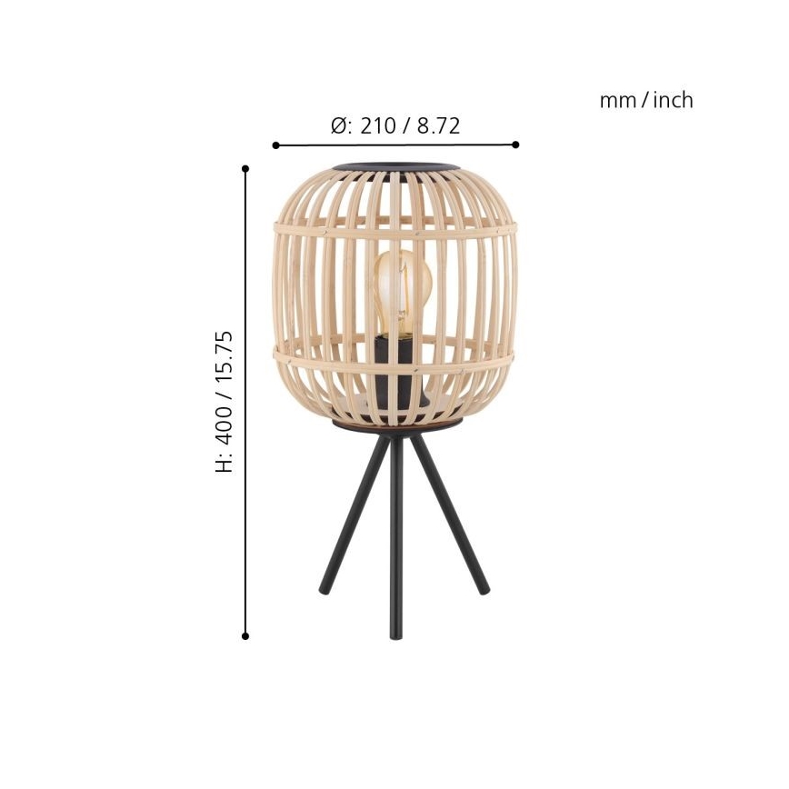 Eglo - Настольная лампа 1xE27/28W/230V
