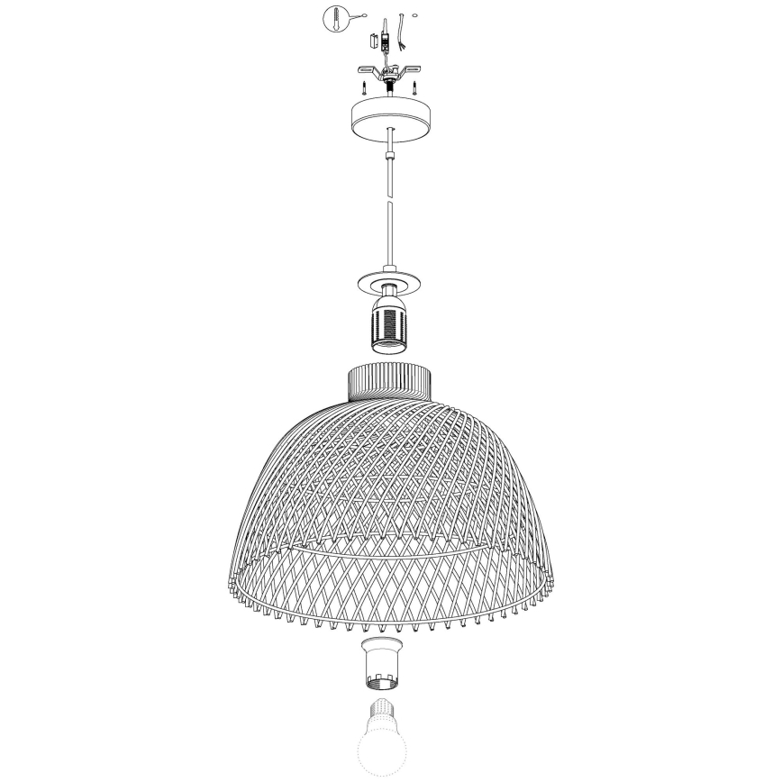 Eglo - Підвісна люстра 1xE27/40W/230V