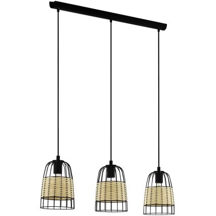 Eglo - Люстра на мотузці 3xE27/40W/230V