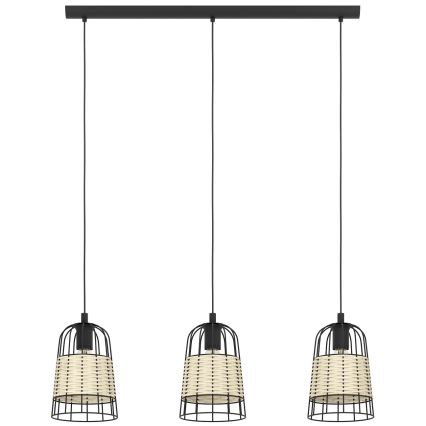 Eglo - Люстра на мотузці 3xE27/40W/230V