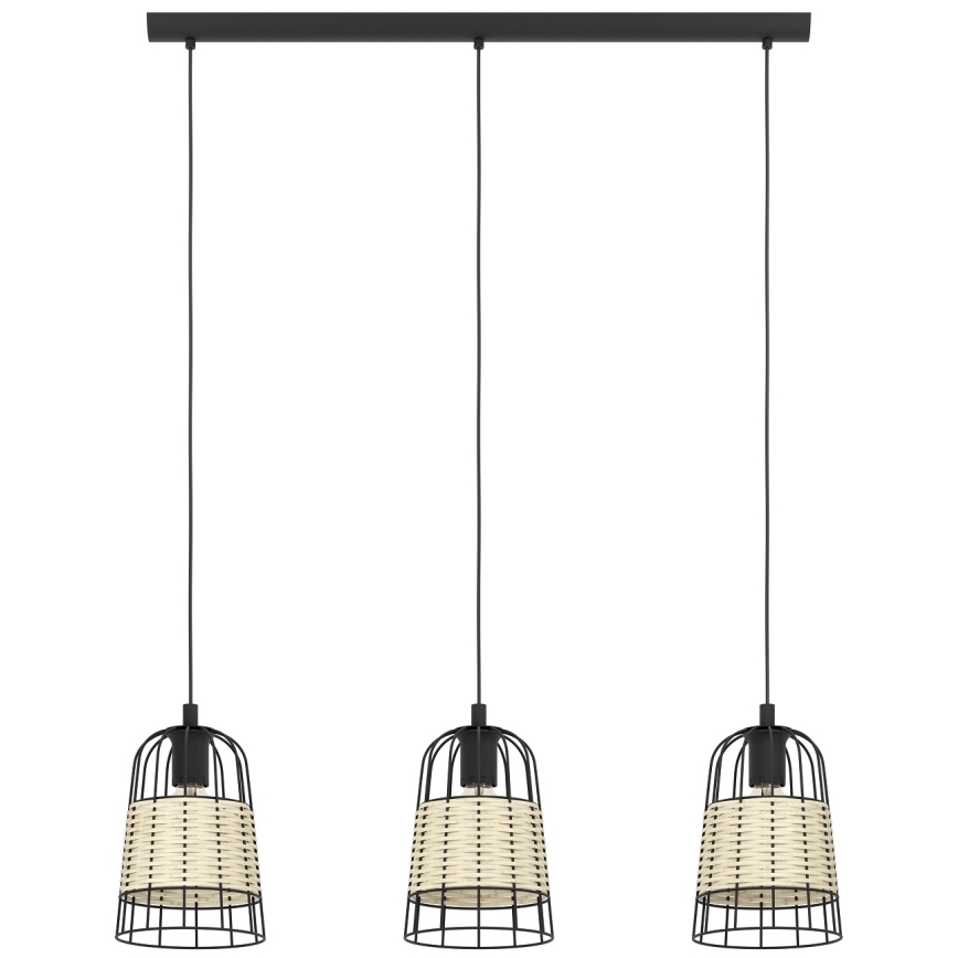 Eglo - Люстра на мотузці 3xE27/40W/230V