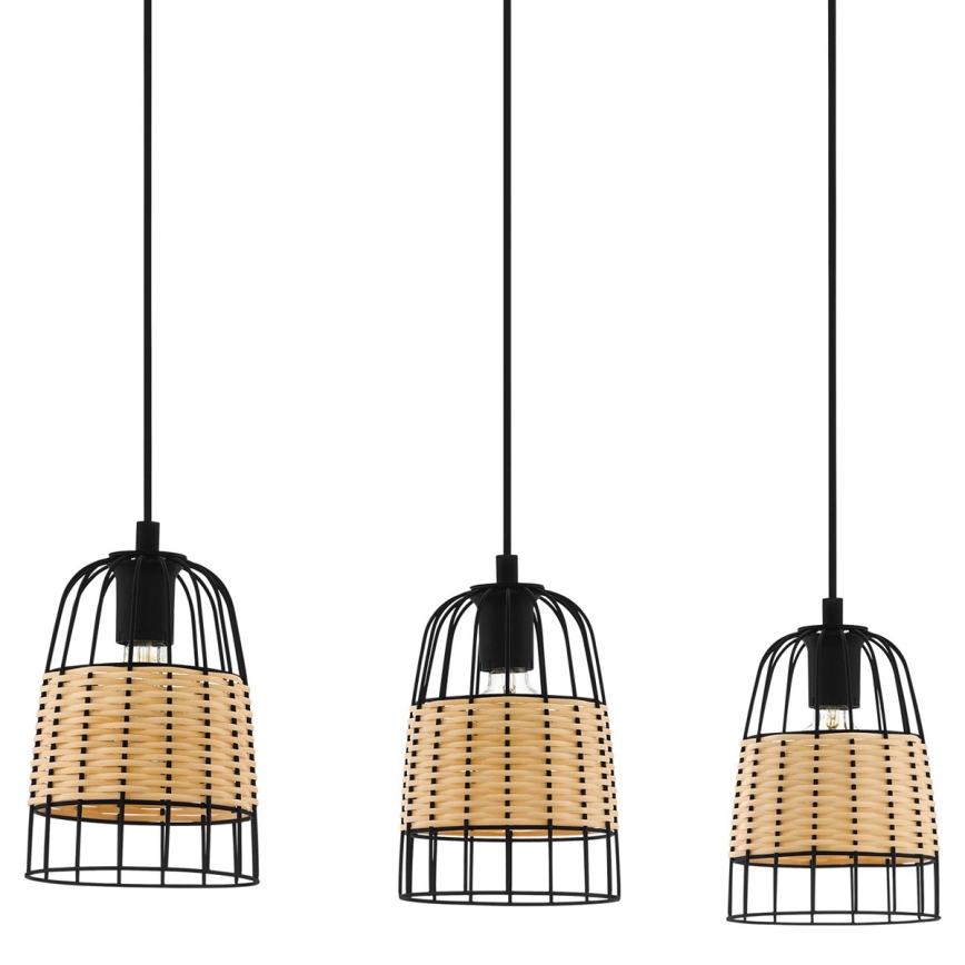 Eglo - Люстра на мотузці 3xE27/40W/230V