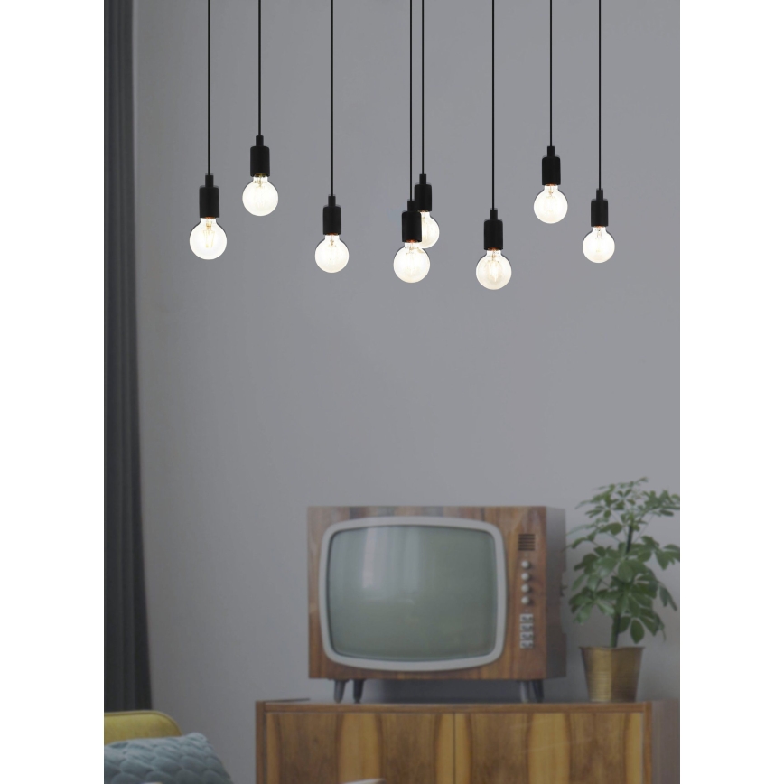 Eglo - Люстра на тросе 8xE27/40W/230V