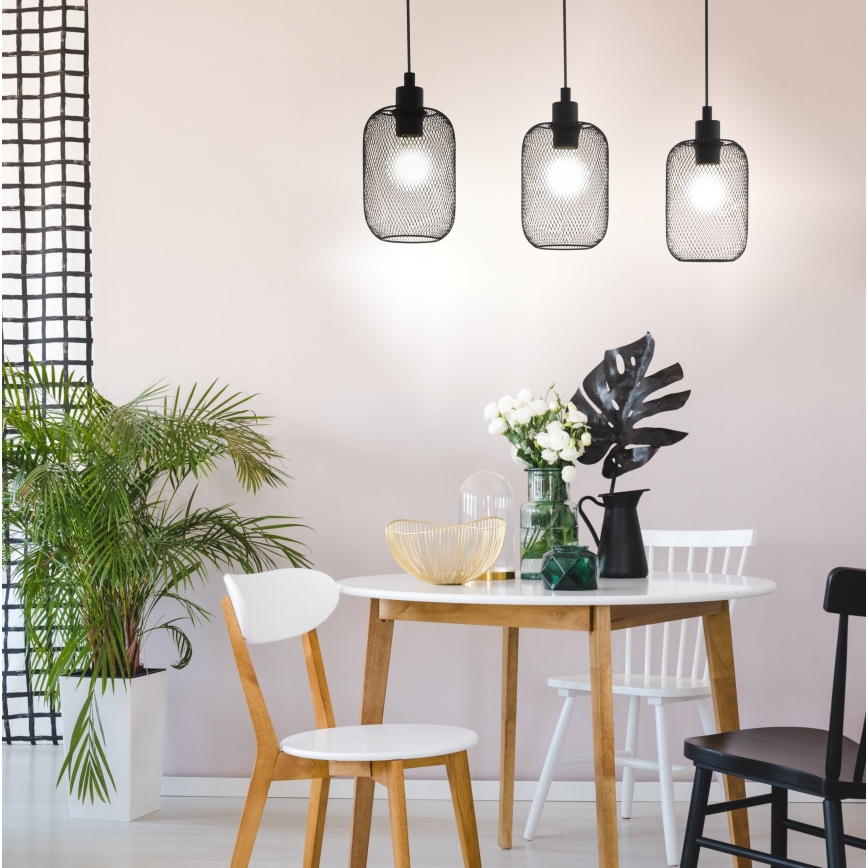 Eglo - Люстра на мотузці 3xE27/60W/230V