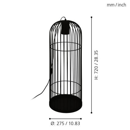 Eglo - Світлодіодний торшер 1xGU10/4,6W/230V