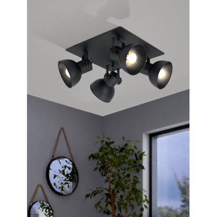 Eglo - Точечный светильник 4xE27/40W/230V