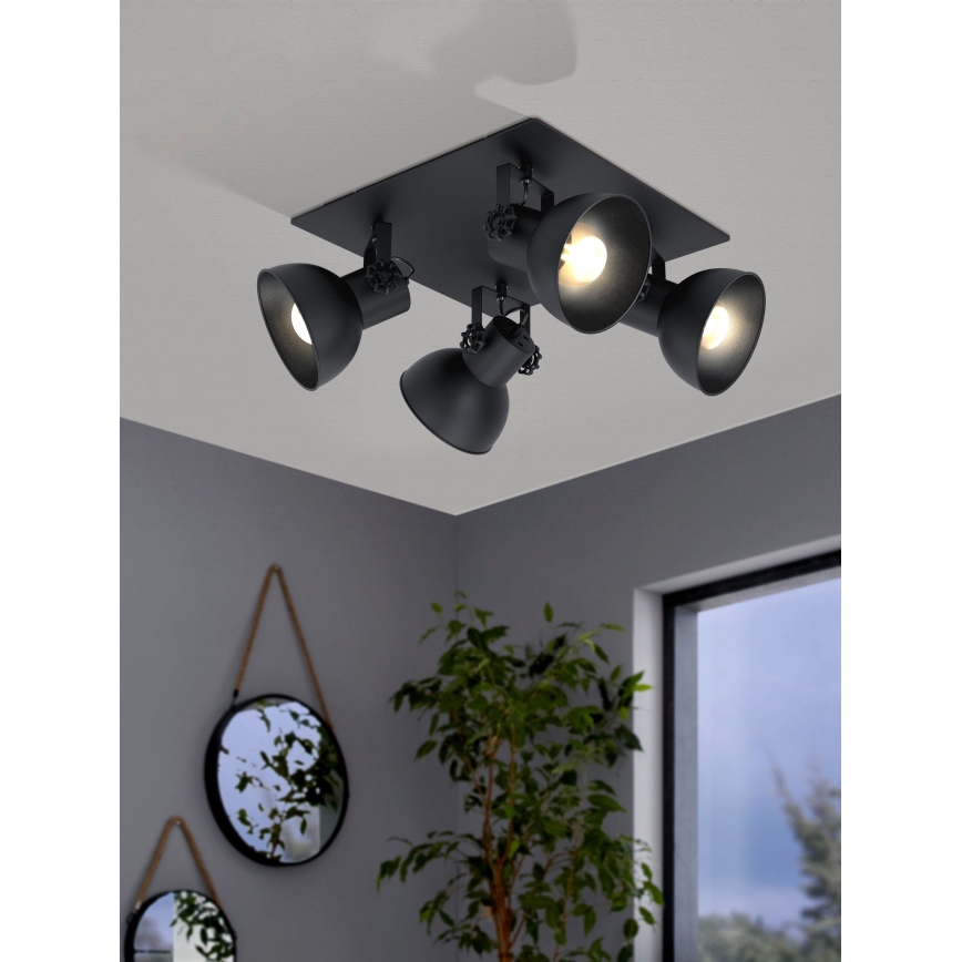 Eglo - Точечный светильник 4xE27/40W/230V