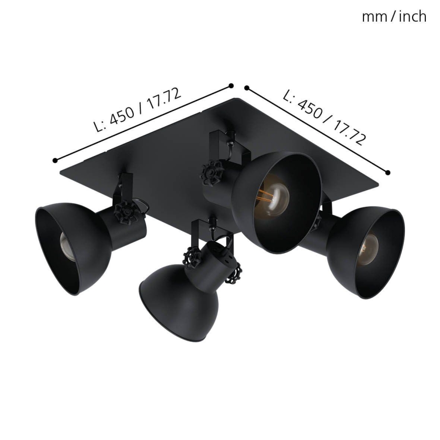 Eglo - Точечный светильник 4xE27/40W/230V
