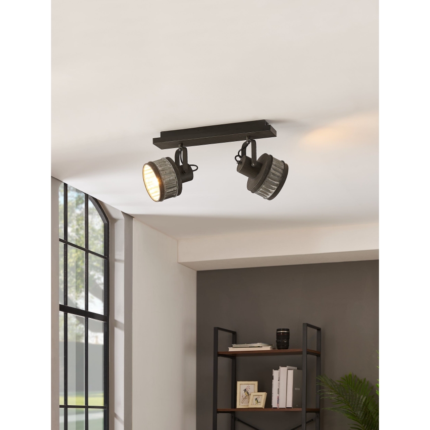 Eglo 43445 - Точечный светильник TURROCK 2xE27/28W/230V