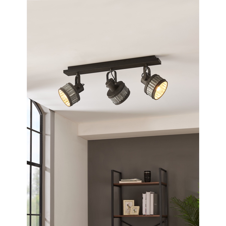 Eglo - Точечный светильник 3xE27/28W/230V