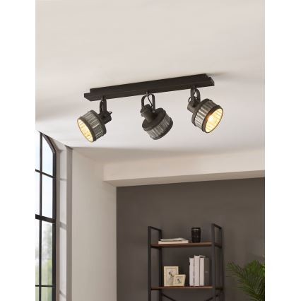 Eglo - Точковий світильник 3xE27/28W/230V