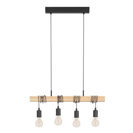 Eglo - Подвесная люстра TOWNSHEND 4xE27/60W/230V