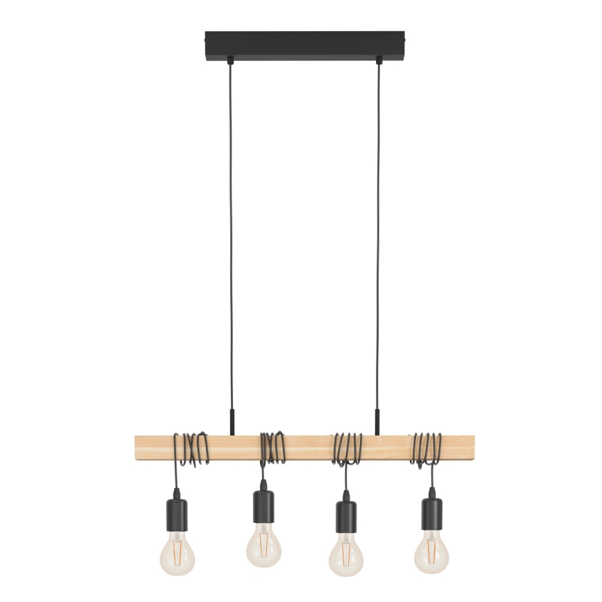 Eglo - Подвесная люстра TOWNSHEND 4xE27/60W/230V