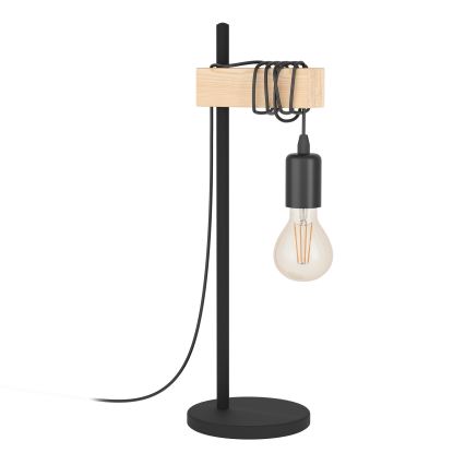 Eglo - Настільна лампа TOWNSHEND 1xE27/10W/230V - FSC сертифіковано