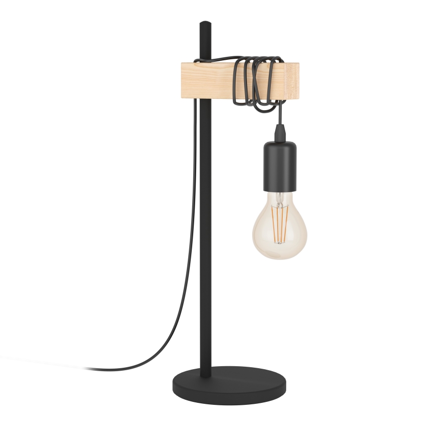 Eglo - Настільна лампа TOWNSHEND 1xE27/10W/230V - FSC сертифіковано