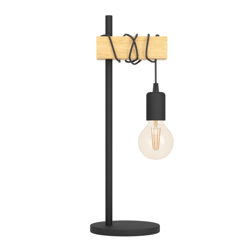 Eglo - Настільна лампа TOWNSHEND 1xE27/10W/230V - FSC сертифіковано