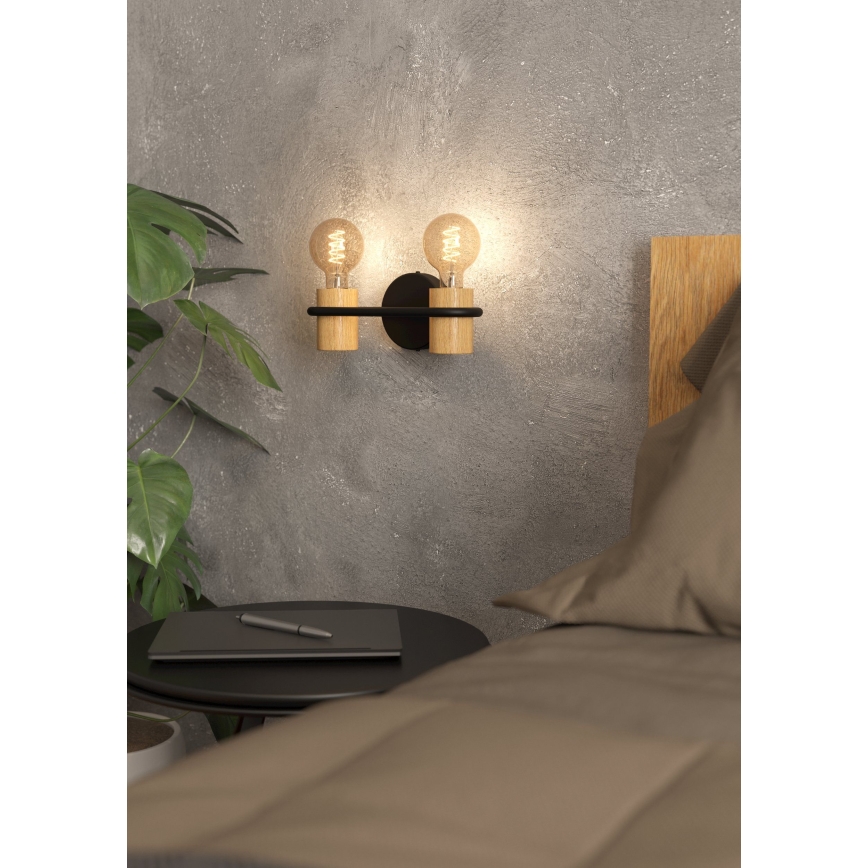 Eglo - Настінний світильник 2xE27/40W/230V