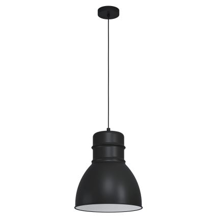 Eglo - Підвісна люстра 1xE27/60W/230V чорний