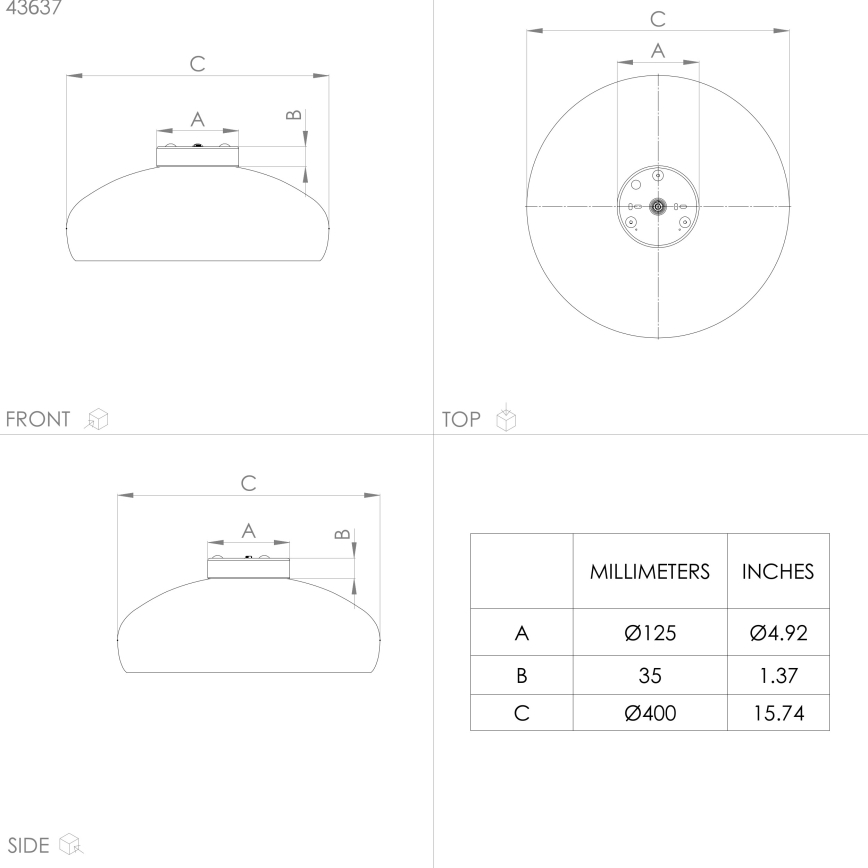 Eglo - Потолочный светильник 1xE27/60W/230V